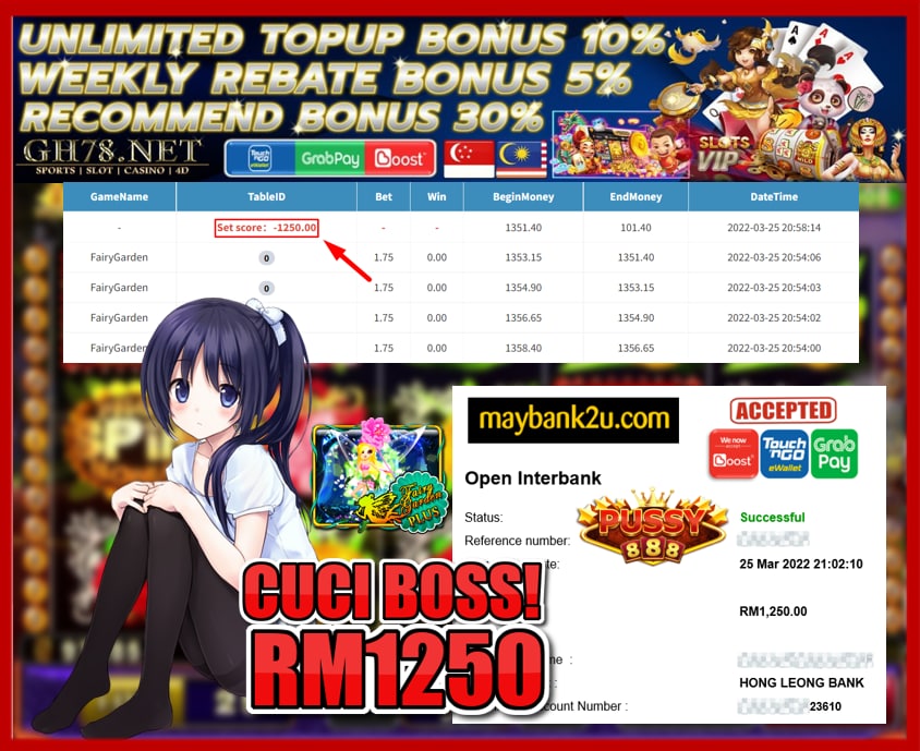 PUSSY888 '' FAIRY GARDEN '' CUCI RM 1,250 ♥