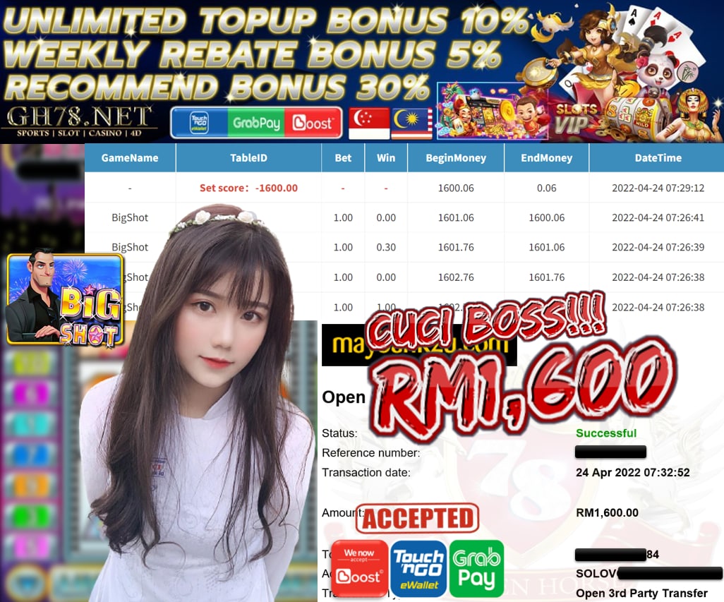 PUSSY888 '' BIG SHOT '' CUCI RM 1,600 ♥