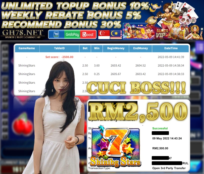 MEMBER MAIN MEGA888 CUCI RM2,500 !!