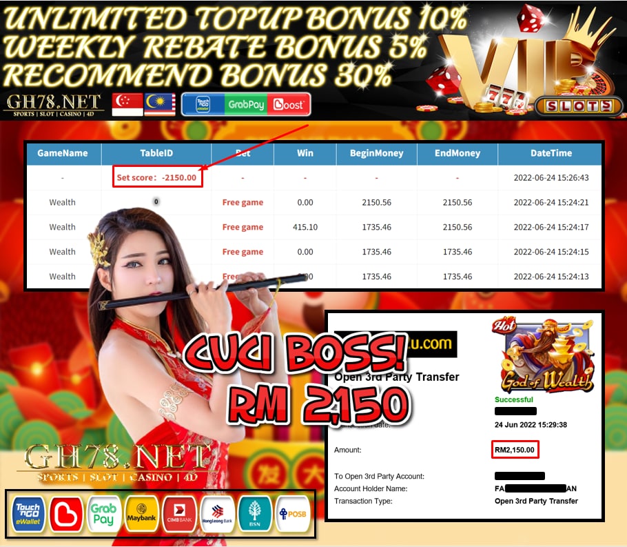 MEGA888 '' WEALTH '' CUCI RM2,150 ♥