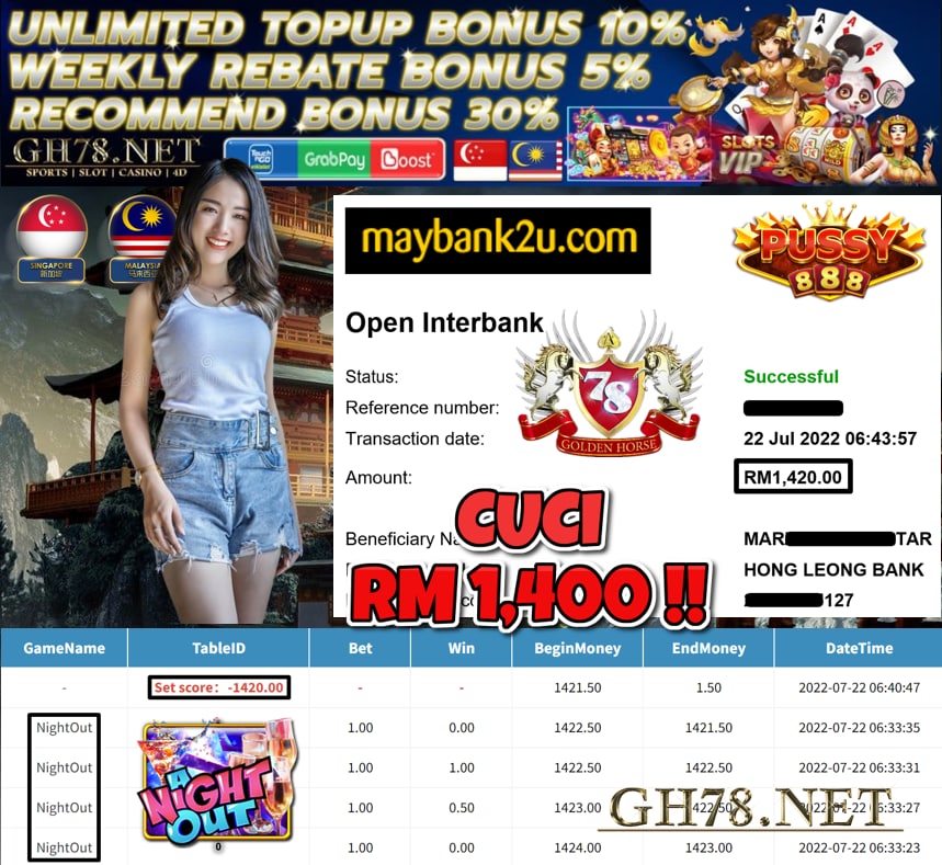 PUSSY888 '' A NIGHT OUT '' CUCI RM 1,400 ♥