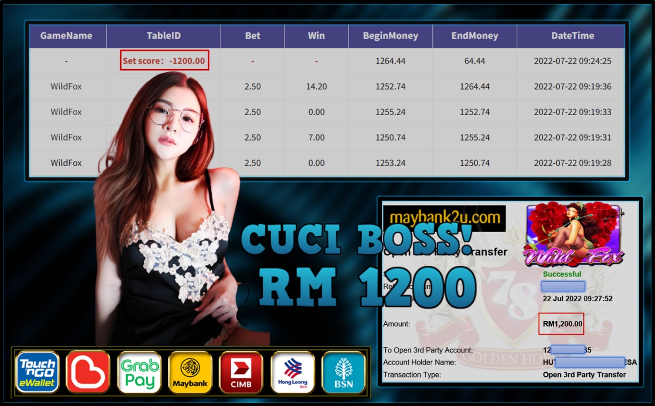 918KISS '' WILD FOX '' CUCI RM 1,200 ♥