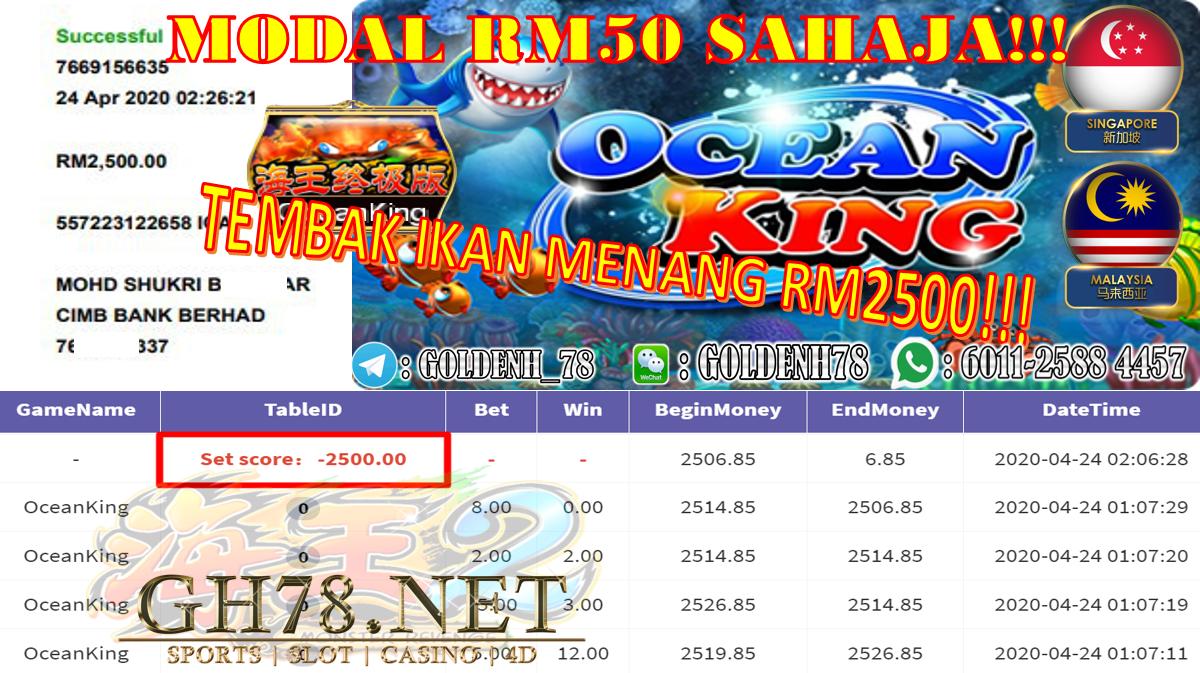 2020 NEW YEAR !!! MEMBER MAIN 918KISS, OCEAN KING , WITHDRAW RM2500 !!!