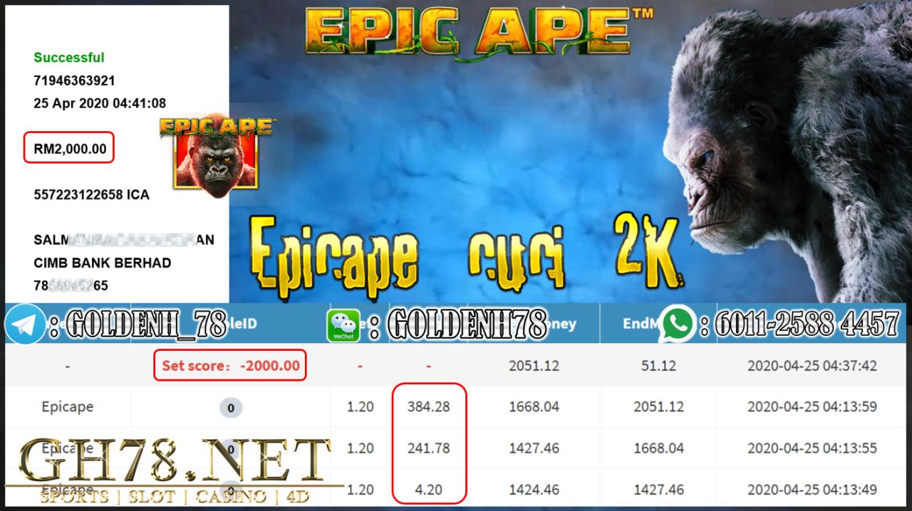 MEMBER MAIN EPIC APE CUCI 2K 