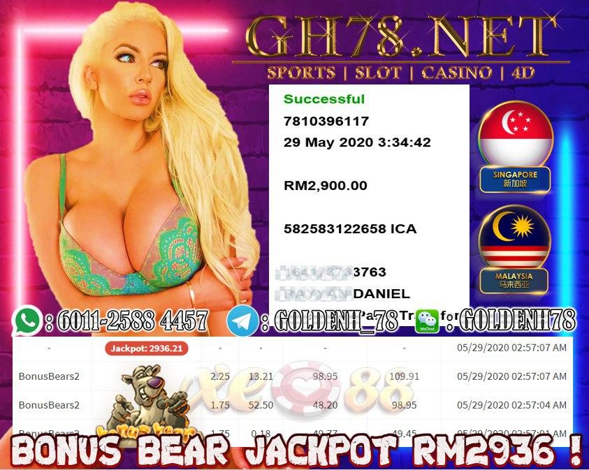 MEMBER MAIN BONUS BEAR CUCI RM2900