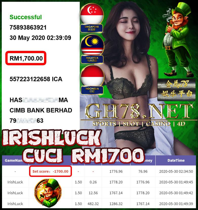 MEMBER MAIN IRISHLUCK CUCI RM 1700 !!!