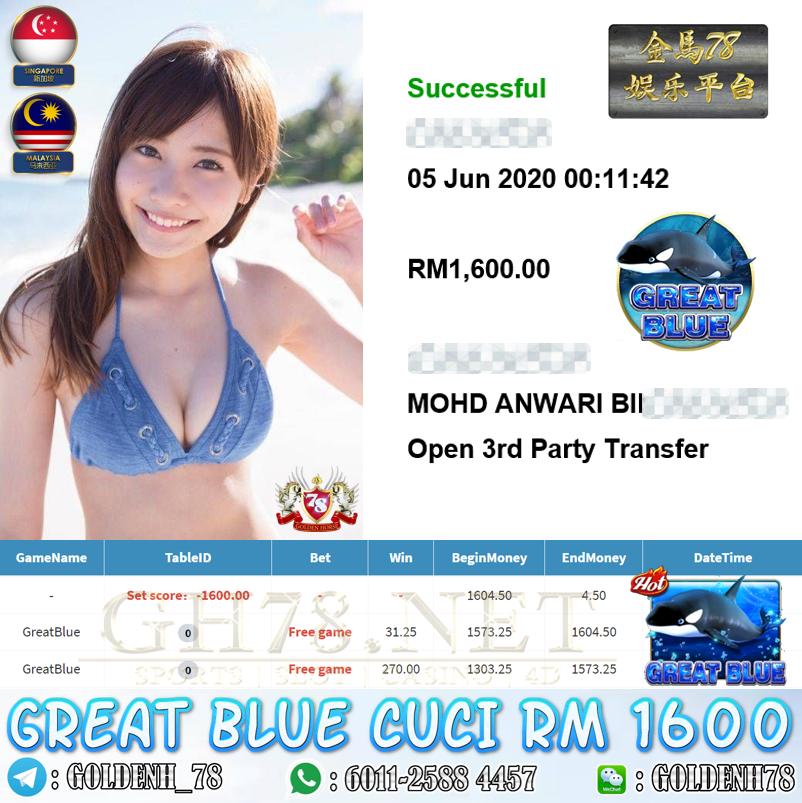 MEMBER MAIN GREATBLUE CUCI RM1600