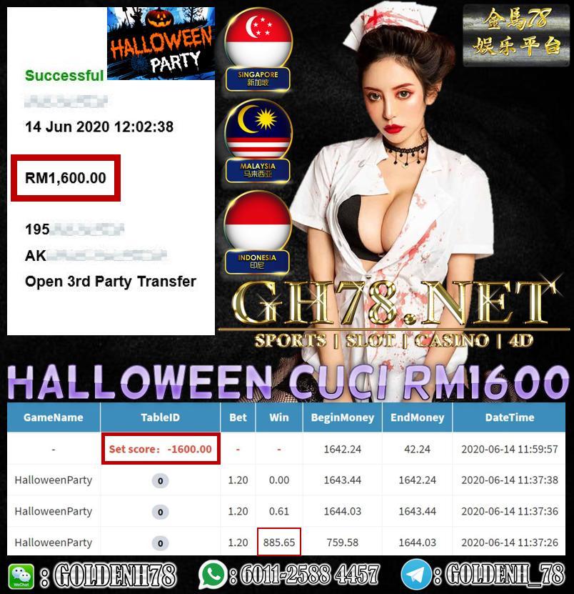 PUSSY888 HALLOWEEN CUCI RM1600