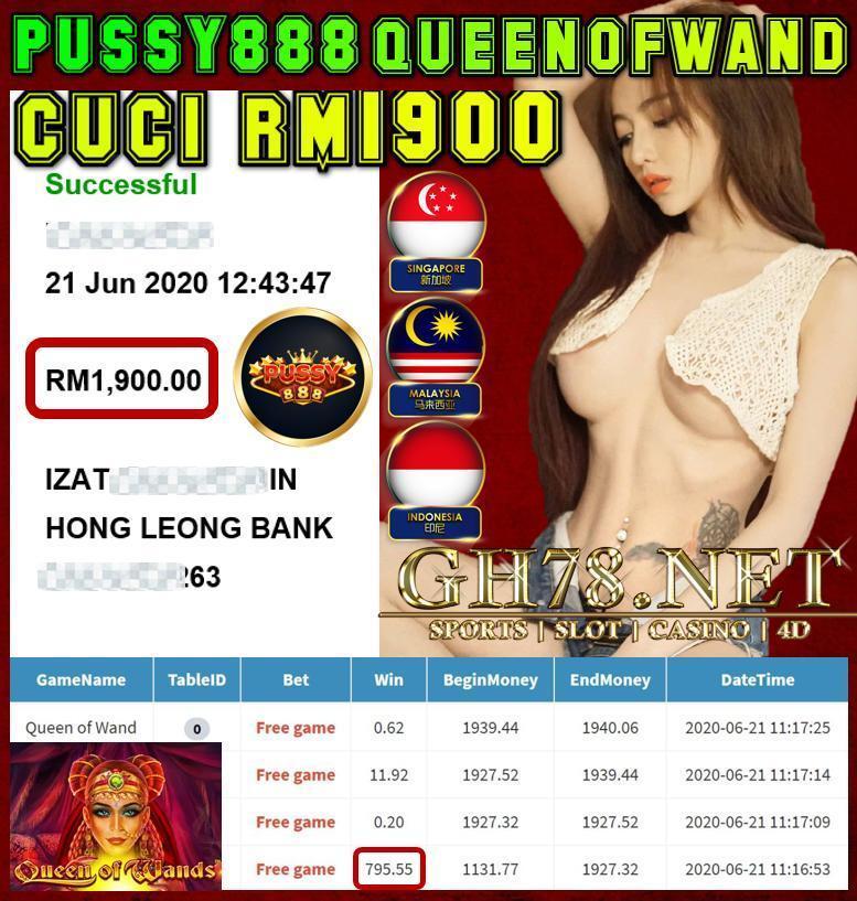 PUSSY888 CUCI LAGI RM1900