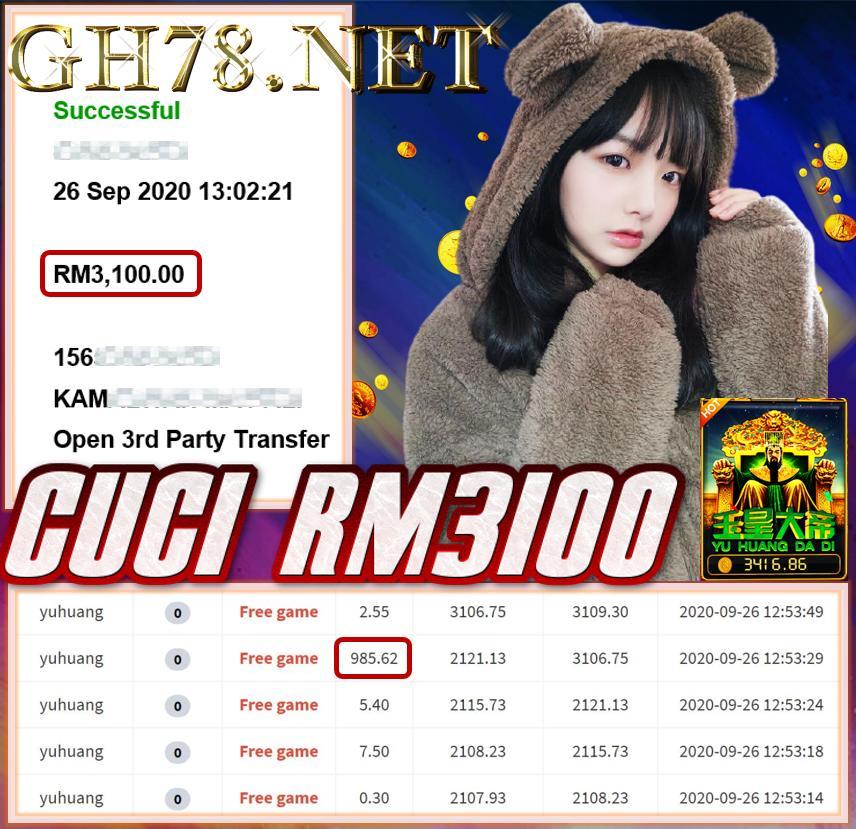 MEMBER MAIN PUSSY888 CUCI RM3100