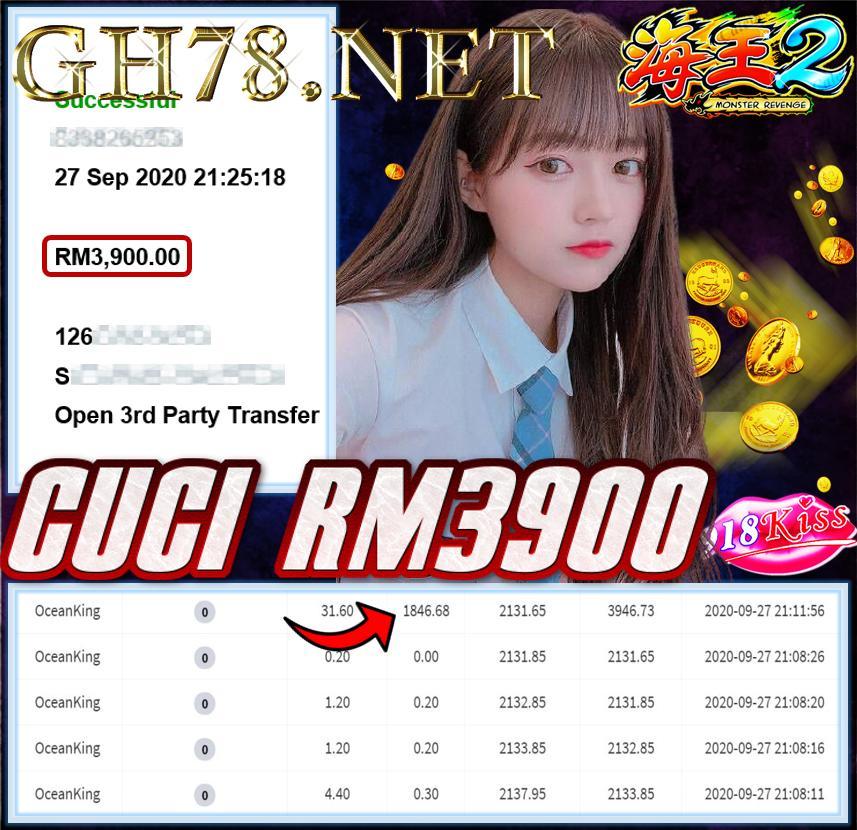 MEMBER TEMBAK IKAN CUCI RM3900