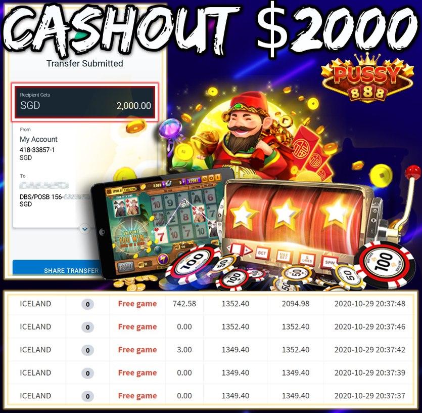 MEMBER PLAY PUSSY888 CASHOUT $2000