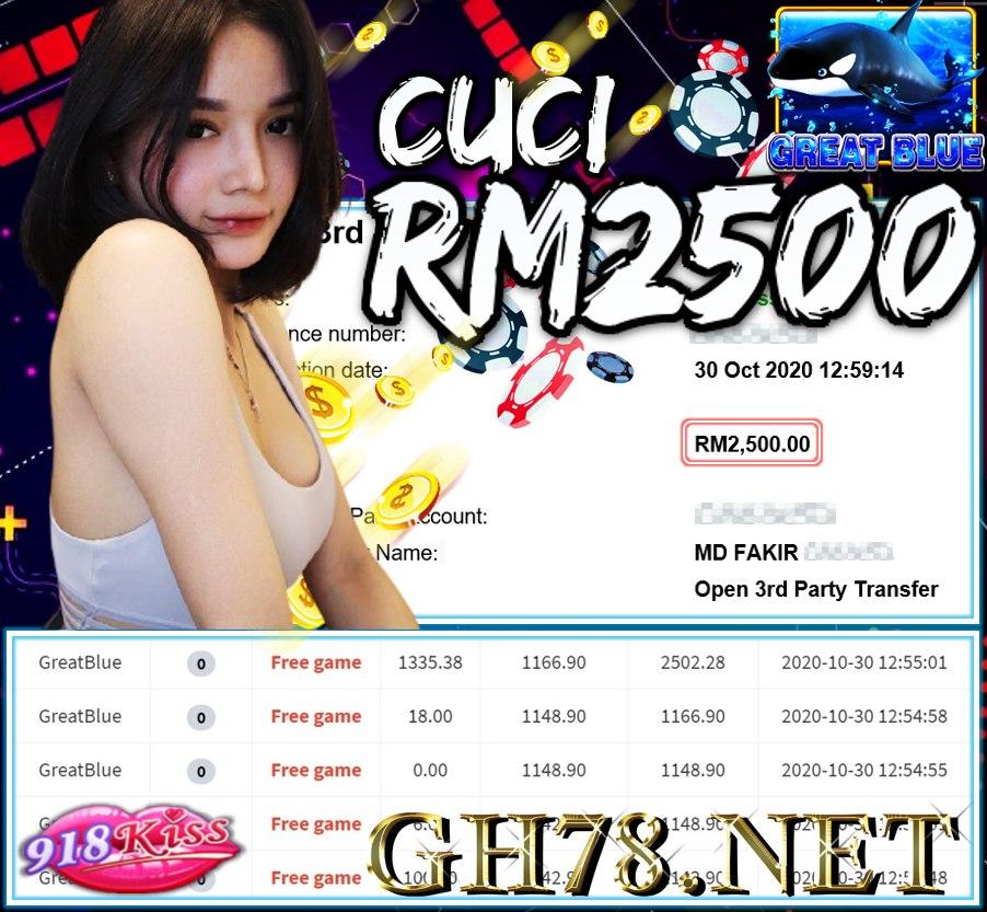 MEMBER MAIN 918KIISS CUCI RM2500 !!