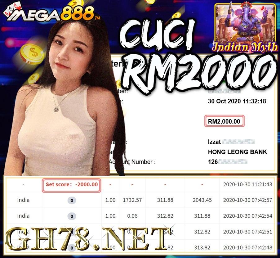 MEMBER MAIN MEGA888 CUCI RM2000!!!