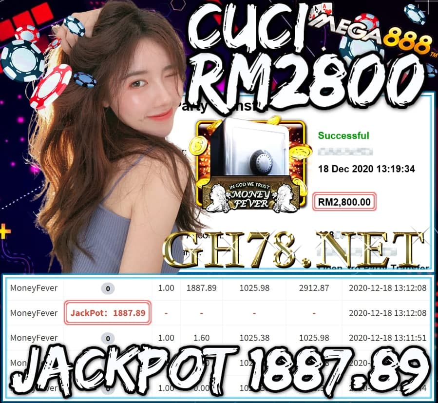 MEMBER MAIN MEGA888 CUCI RM2800 !!!