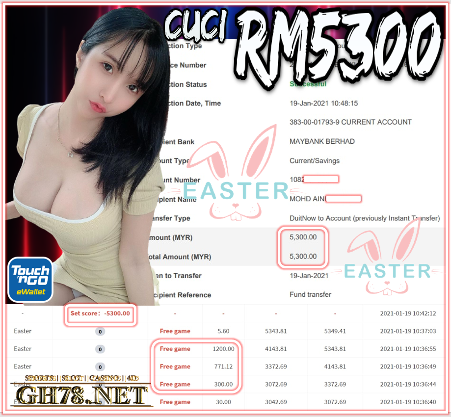 MEMBER MAIN MEGA888 CUCI RM5,300 !!!