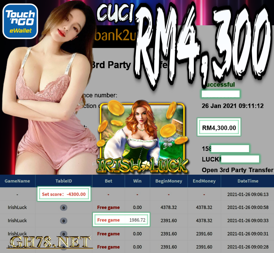 MEMBER MAIN MEGA888 CUCI RM4,300 !!!