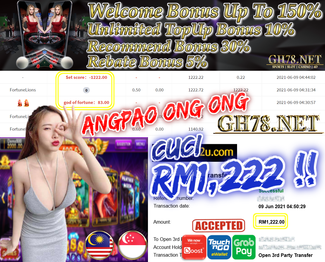 MEMBER MAIN PUSSY888 CUCI RM1,222 !!!